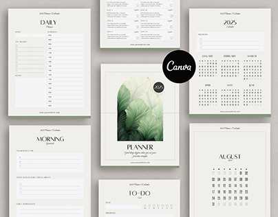 daily calendar 2025 template