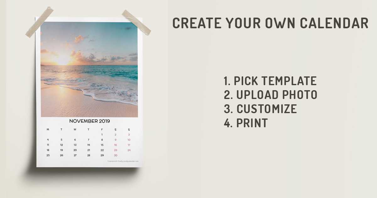 photo calendar free template