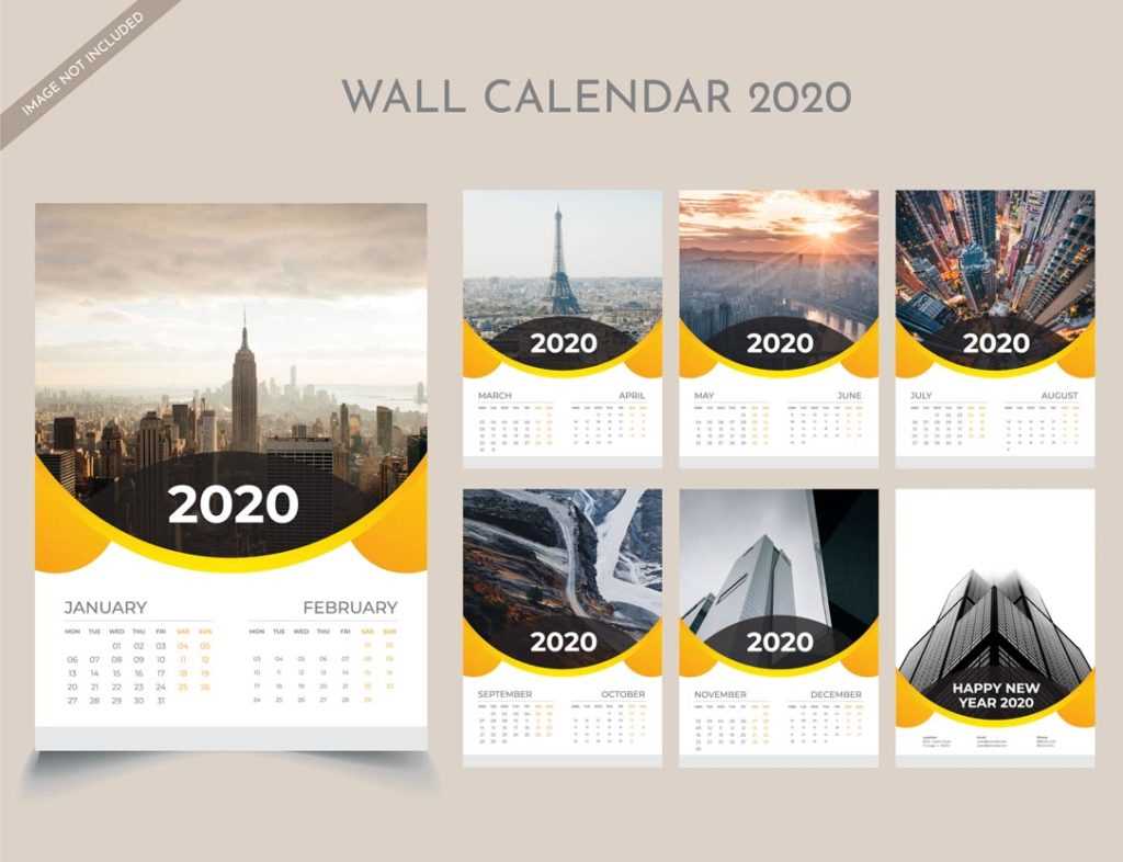 wall calendar design templates free download