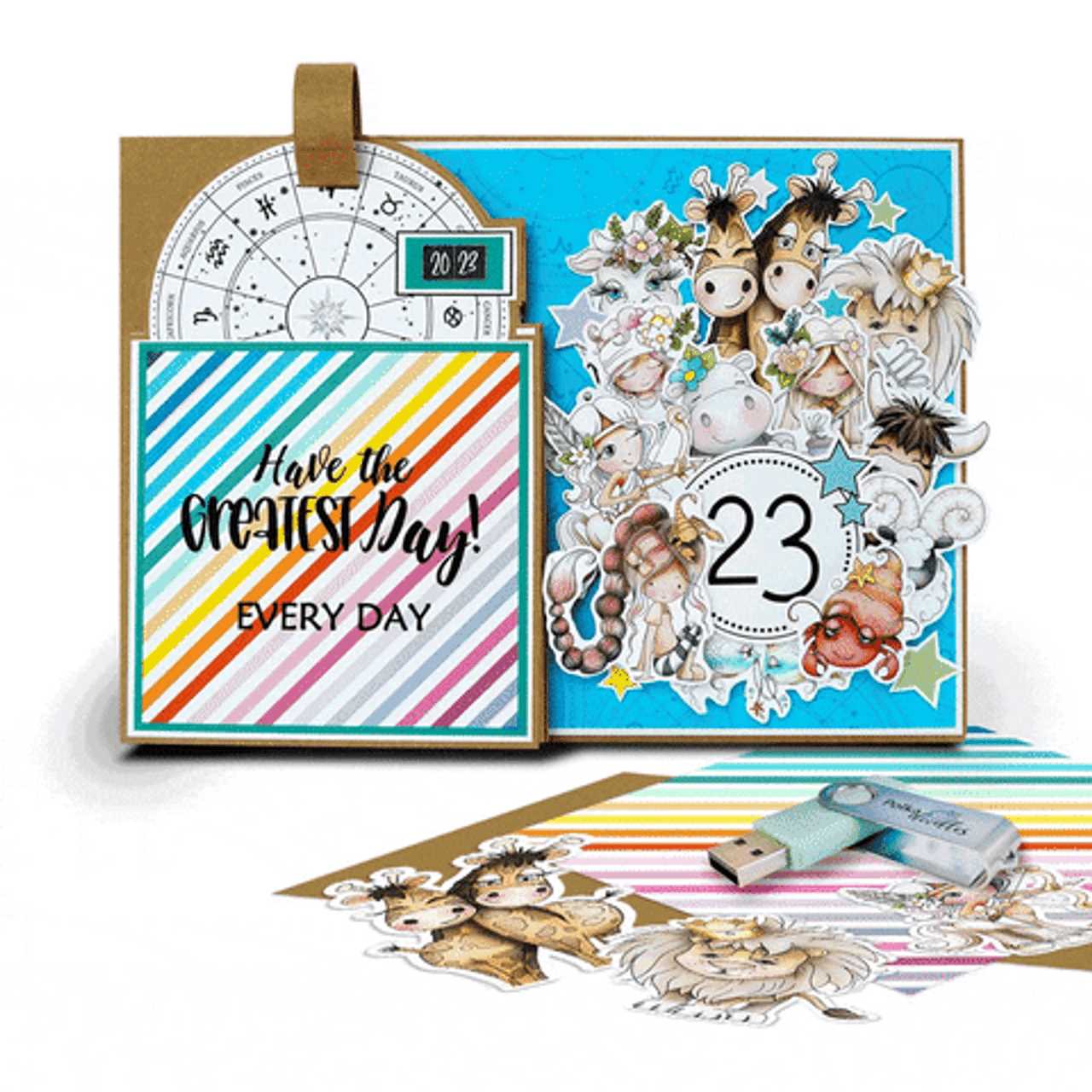 digital scrapbooking calendar templates