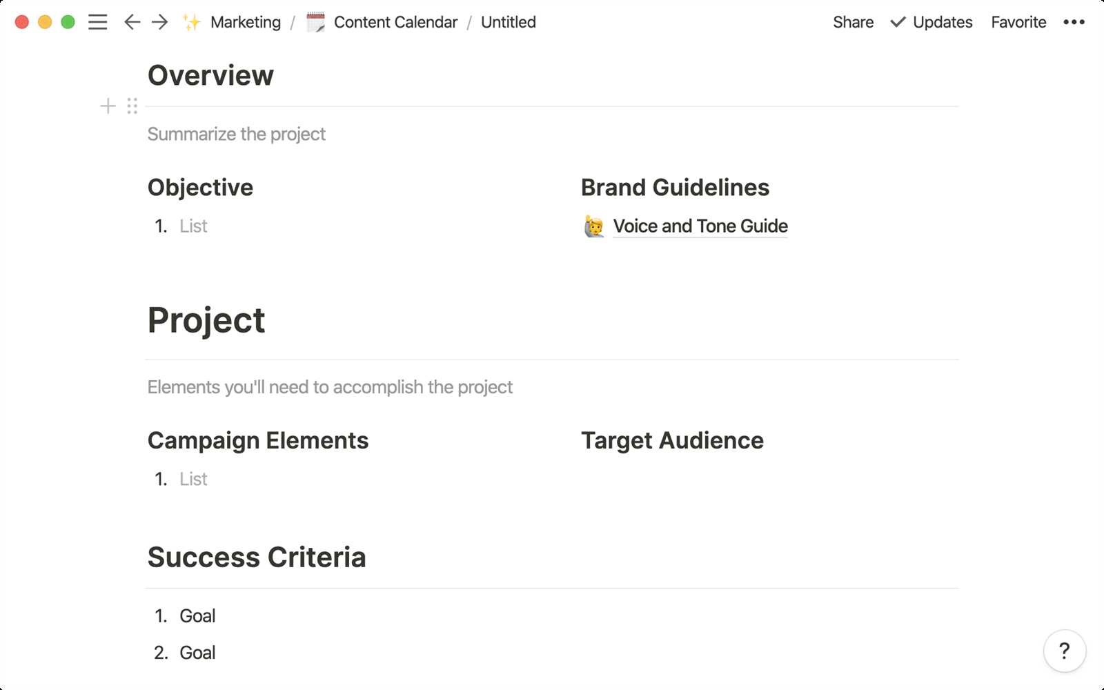 notion content calendar template