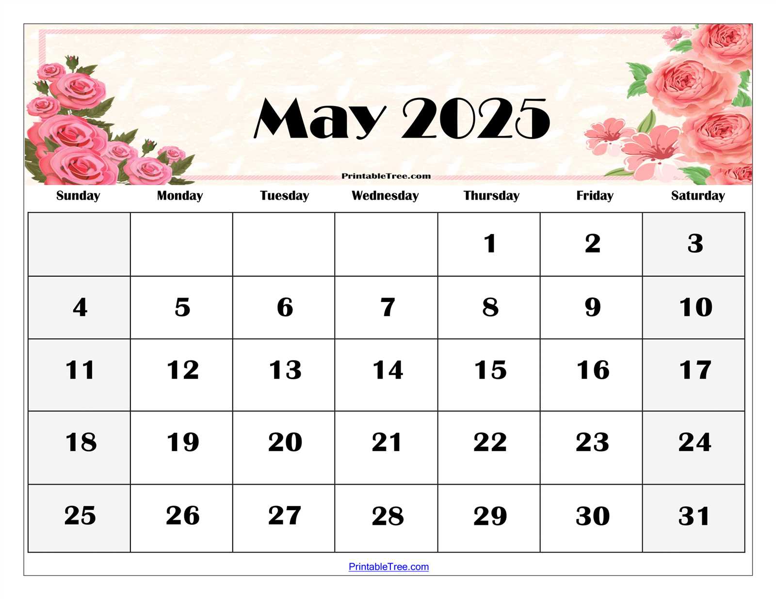 fillable calendar template may 2026