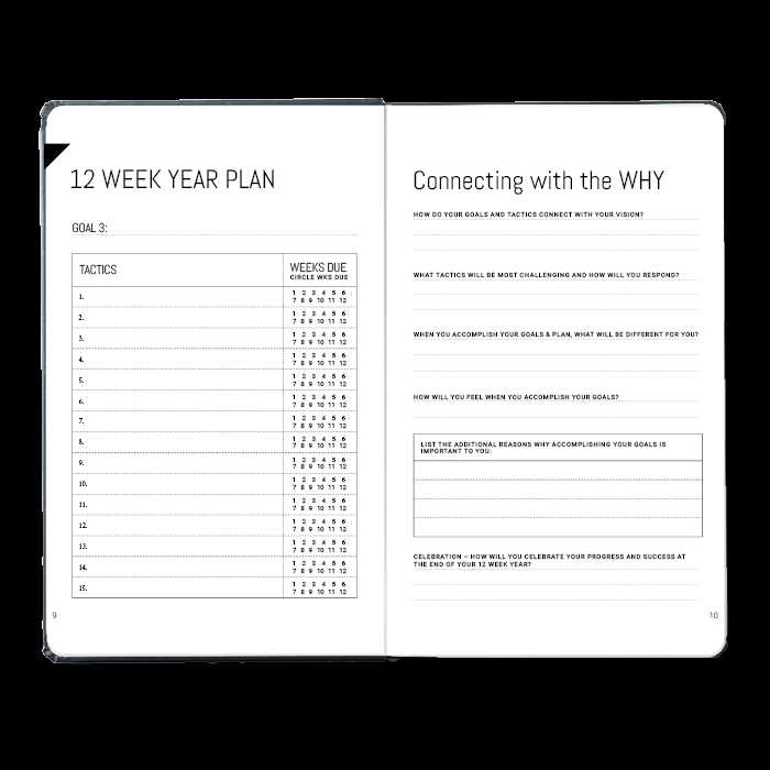 12 week calendar planning template