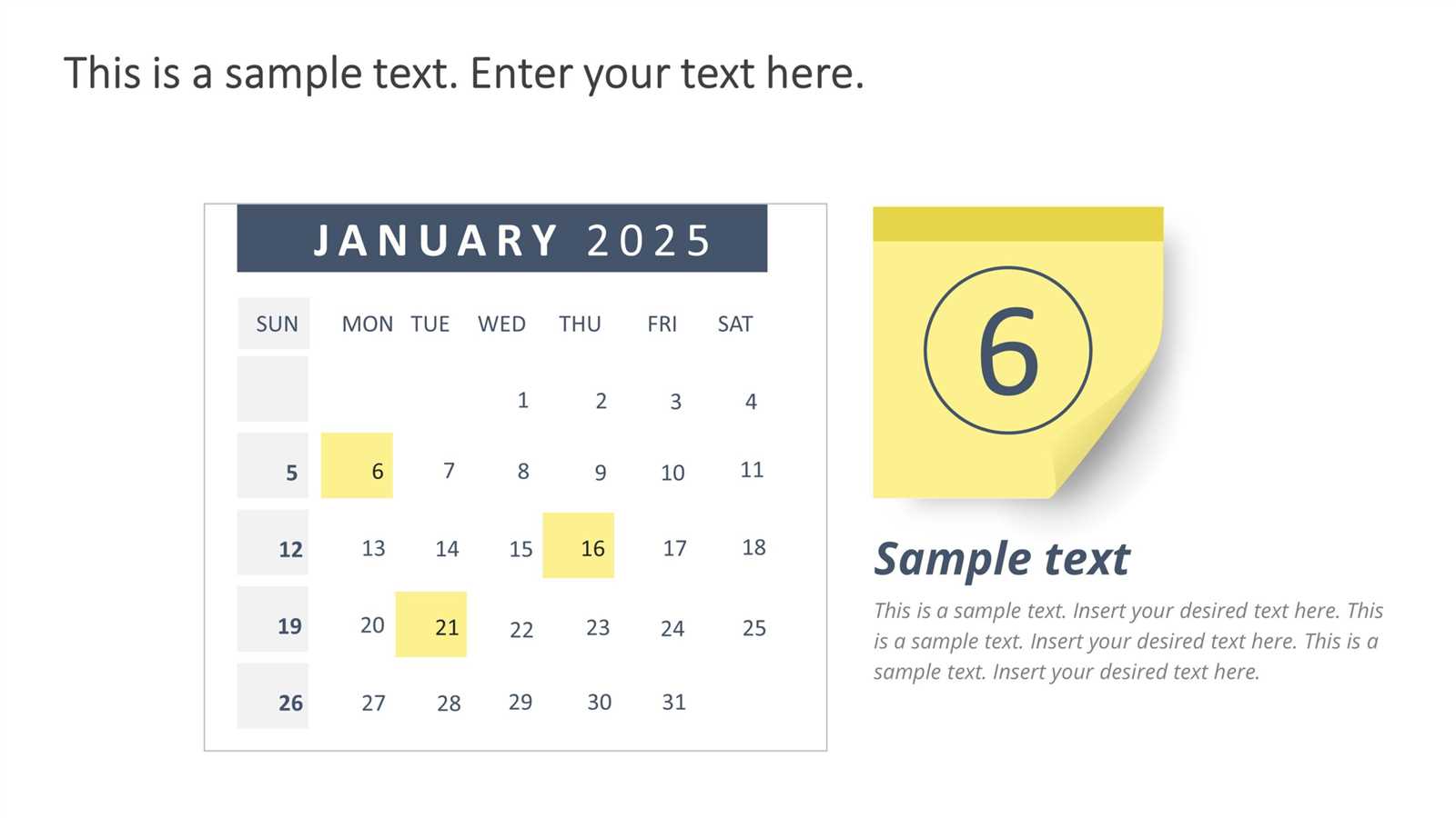 powerpoint calendar template 2025