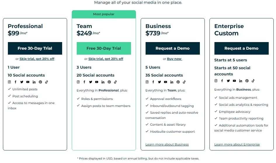 hootsuite social media calendar template