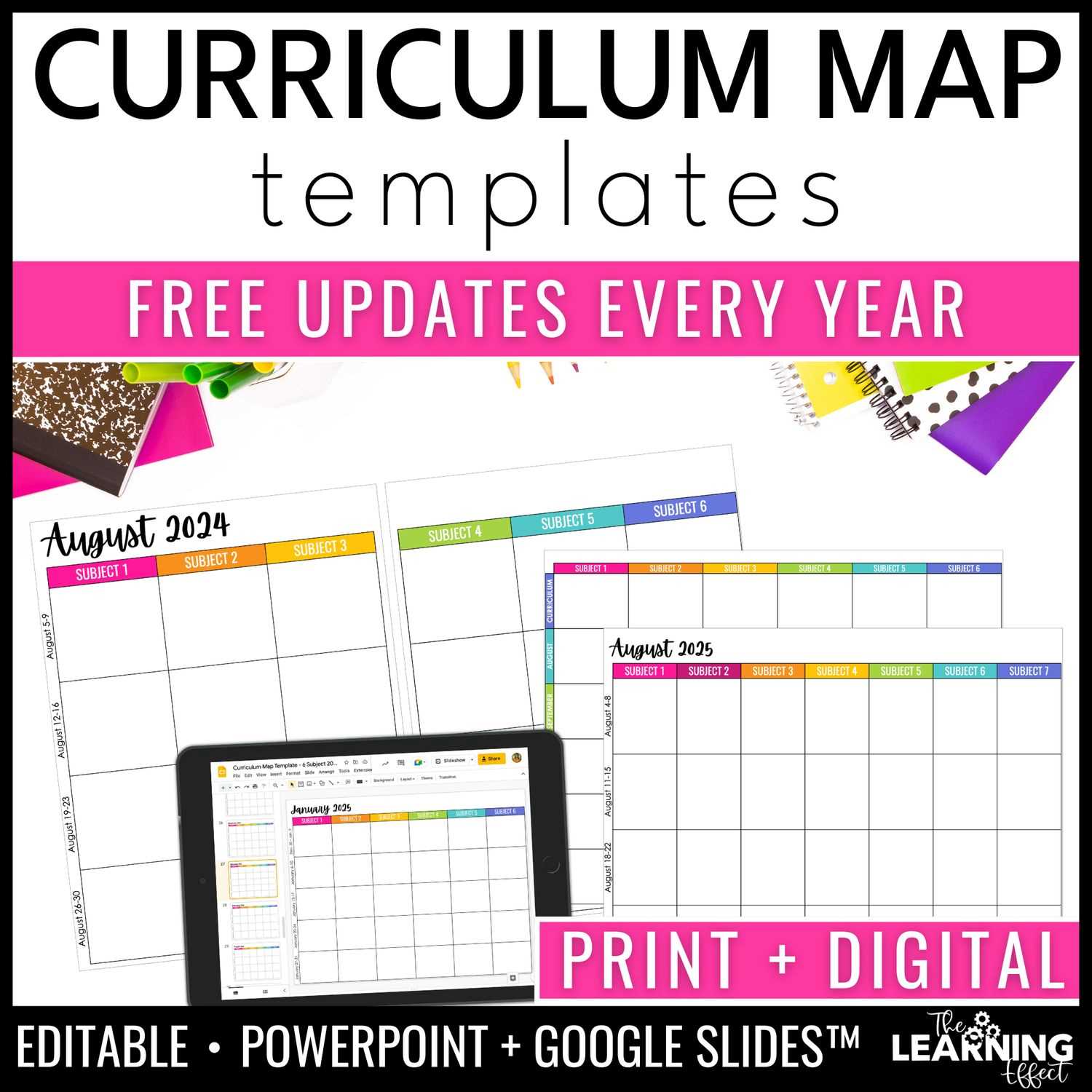 free teacher calendar template