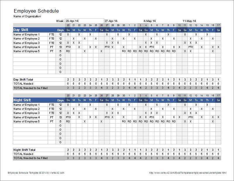 monthly production calendar template