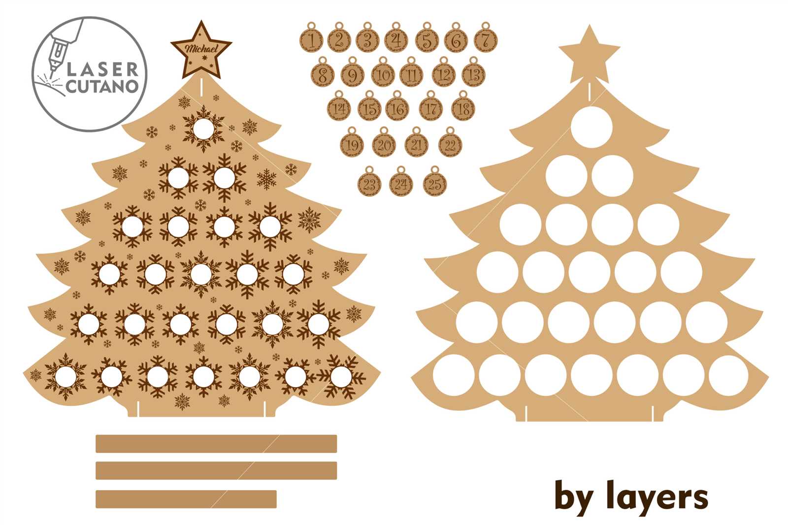 christmas advent calendar template
