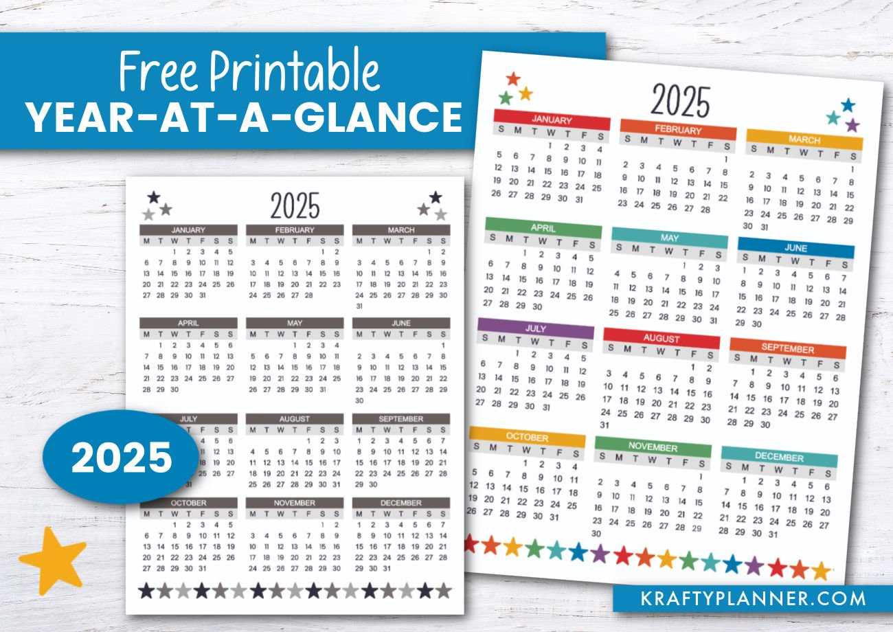 2025 publisher calendar template