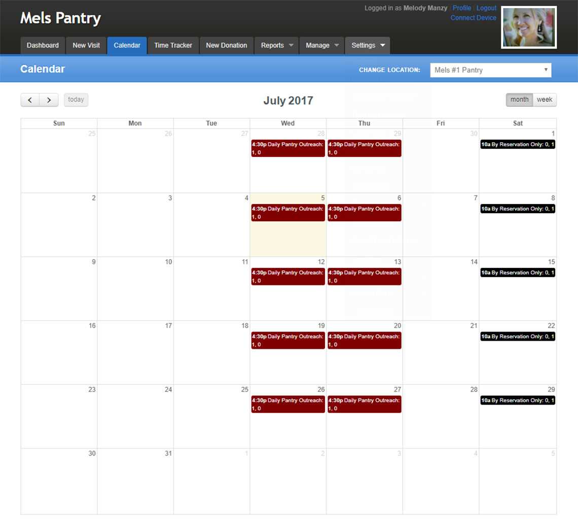 outreach calendar template