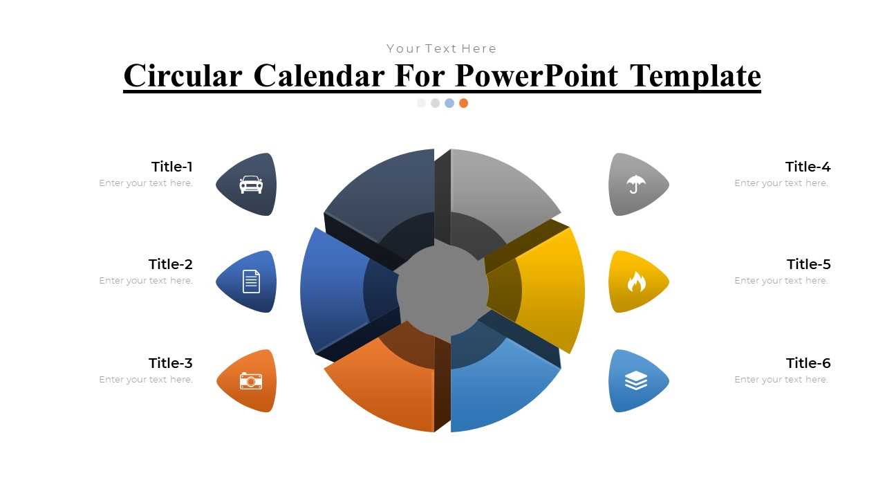 round calendar template