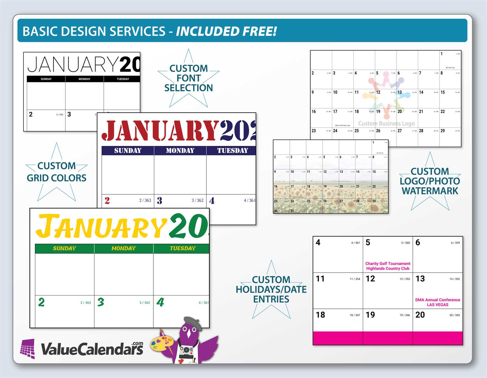 ledger size calendar template