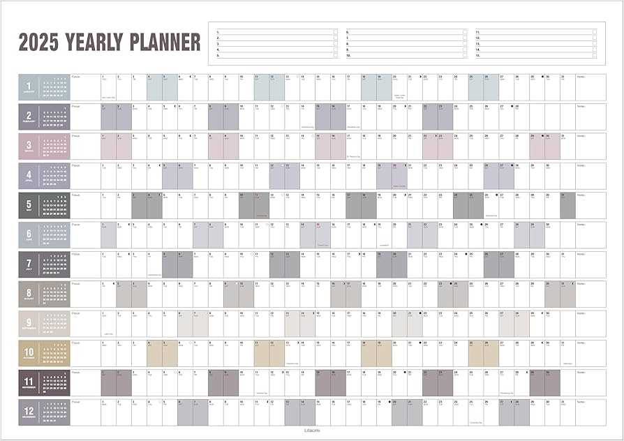 full year calendar template 2026