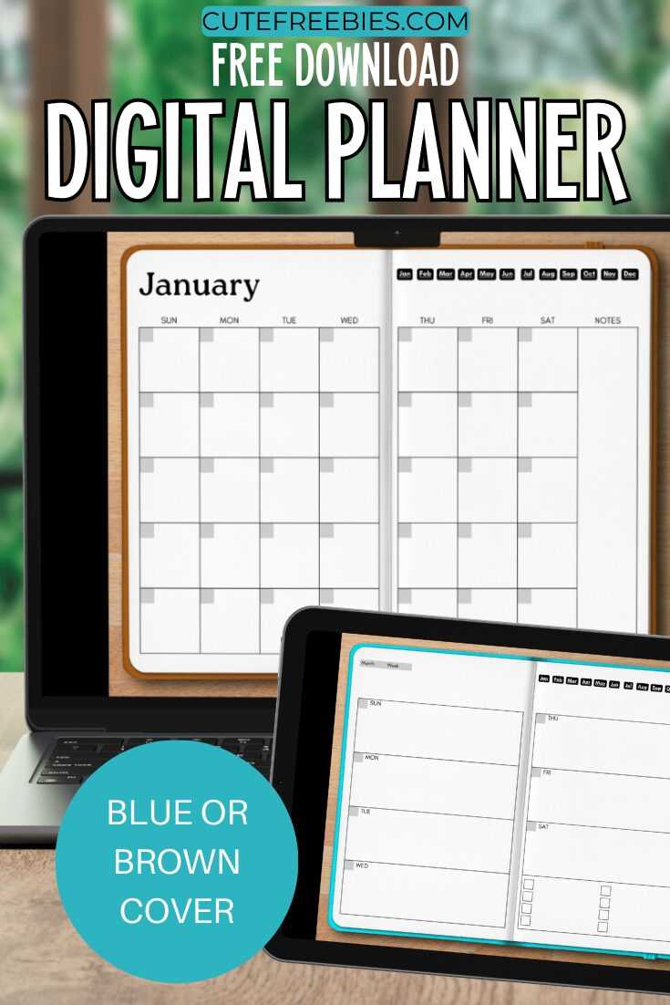 free calendar planner template