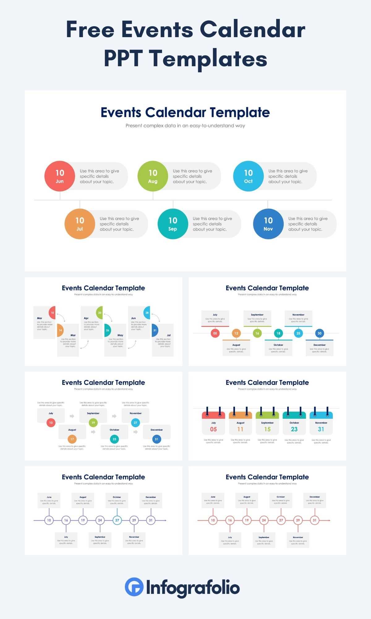 events calendar template powerpoint