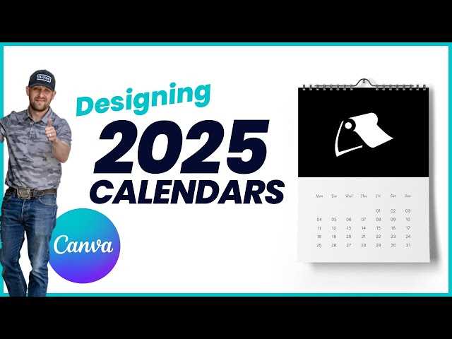 canva calendar template 2025