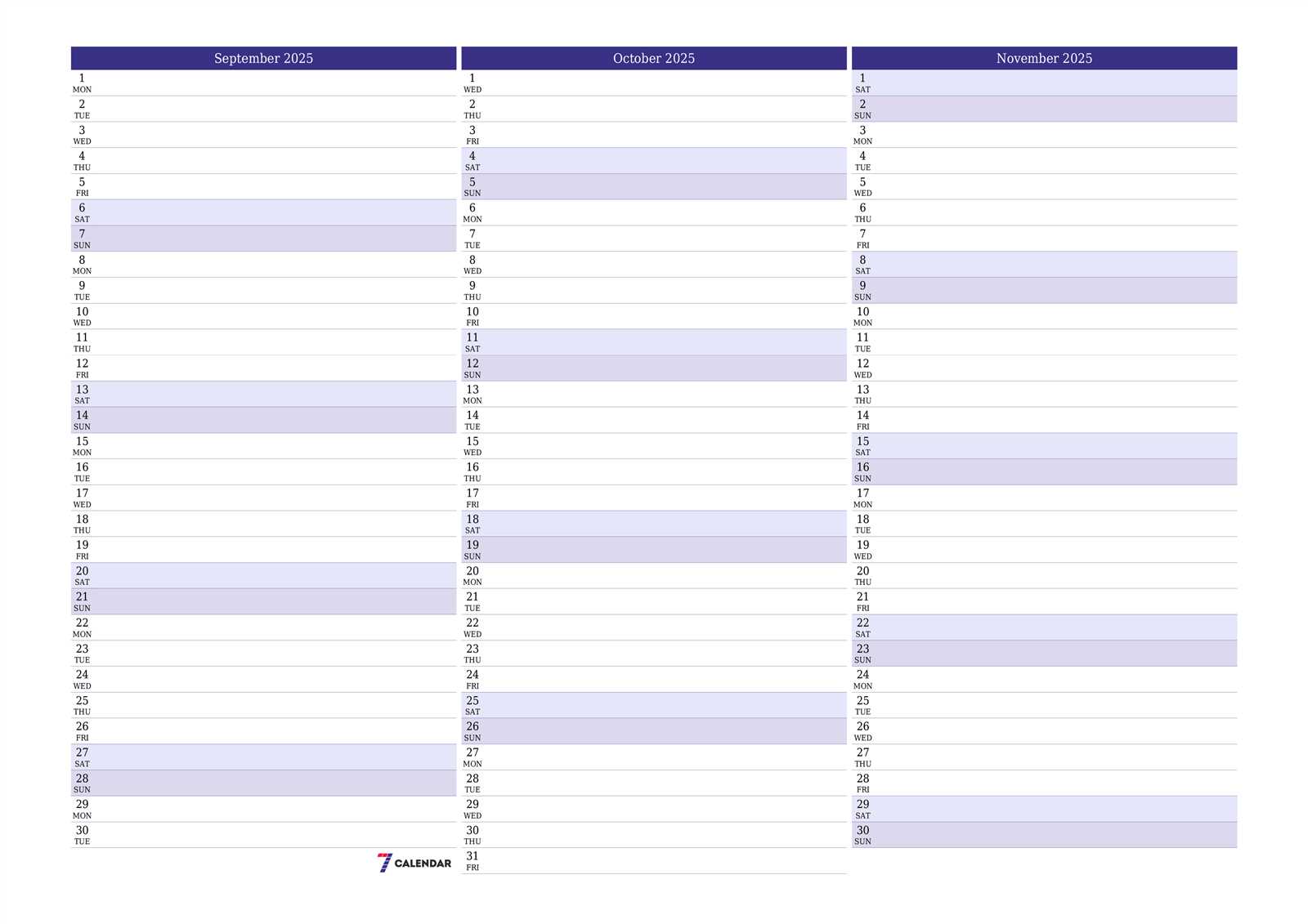 calendar template august and september 2025