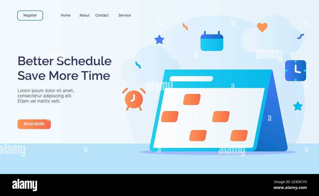 web calendar template