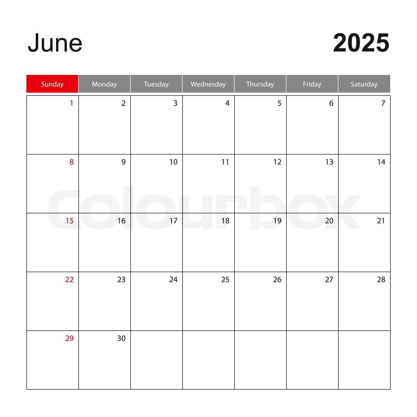 2026 vacation calendar template
