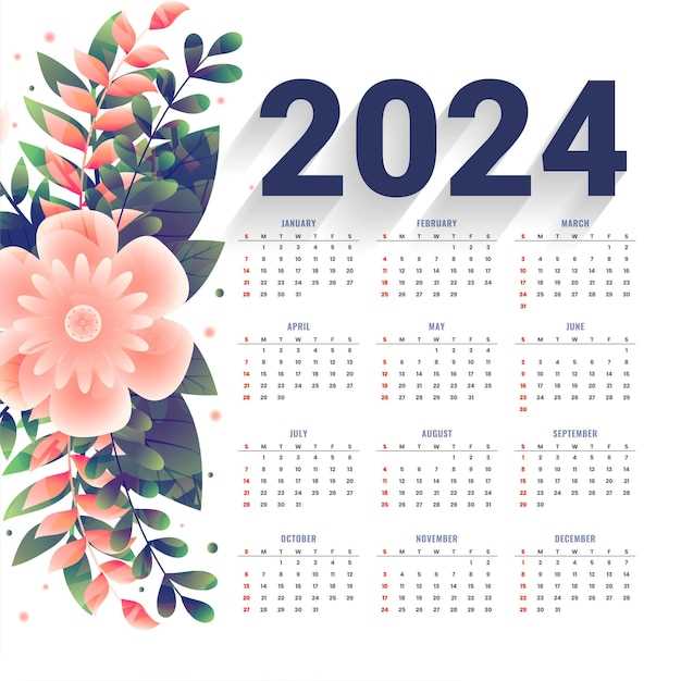 decorative calendar template