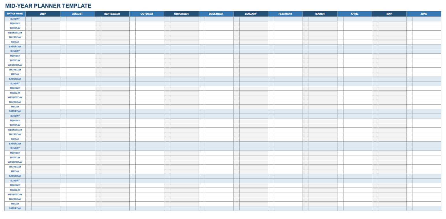 open calendar template