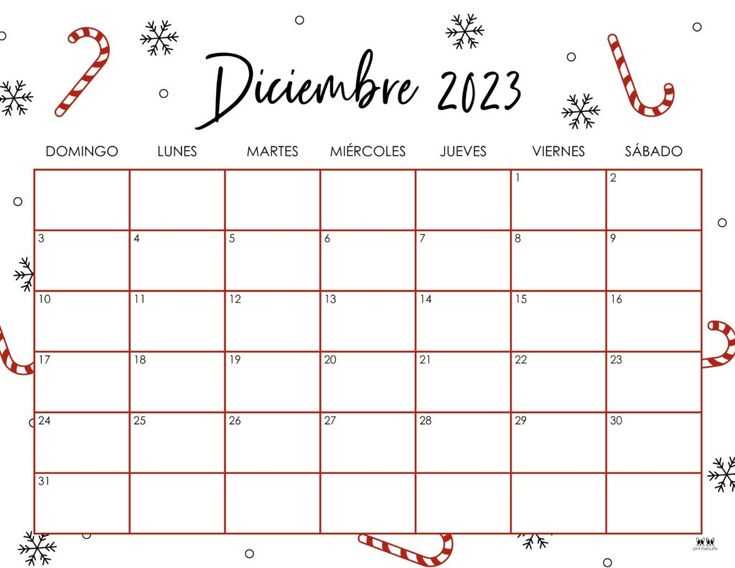 printable december calendar template