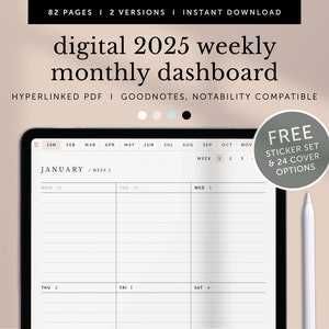 free goodnotes calendar template 2025