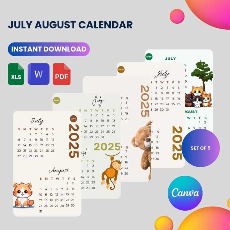 july 2025 calendar editable template