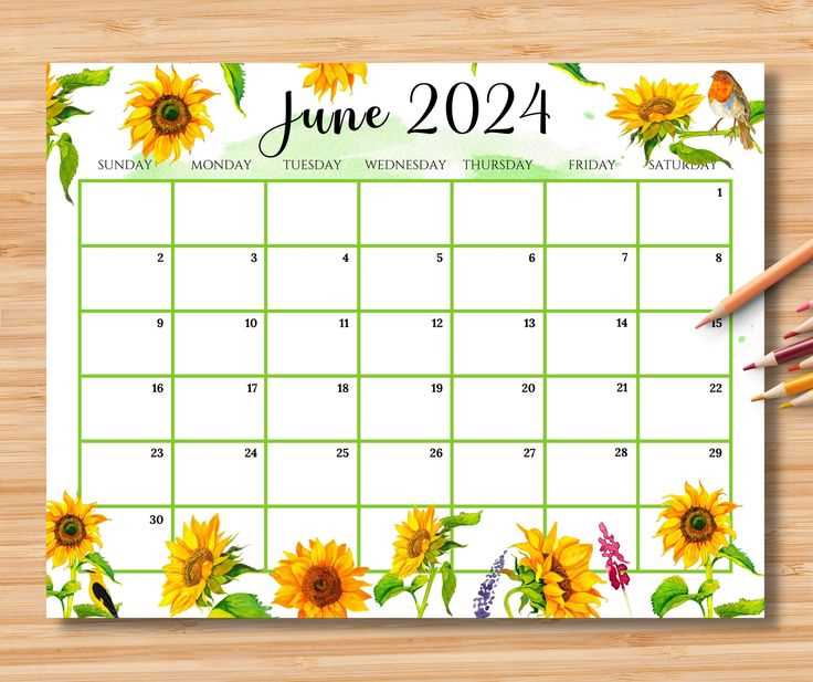 calendar template june 2025