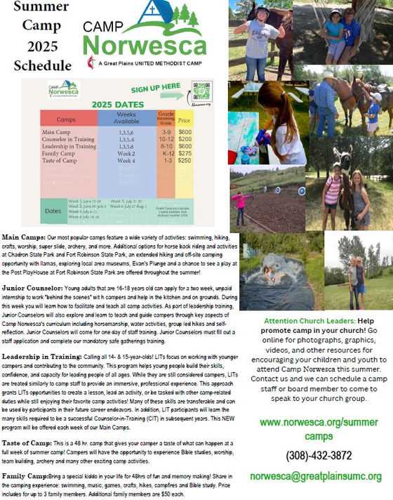 summer camp calendar template 2026