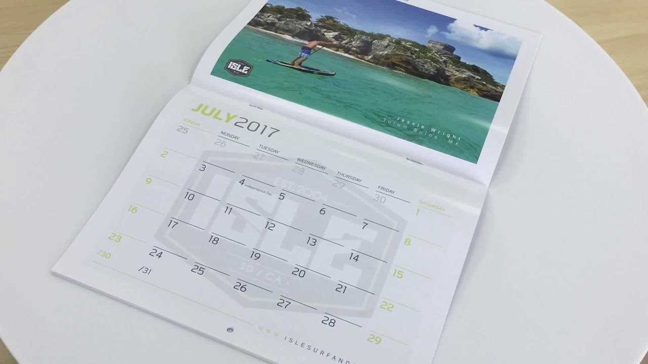 saddle stitch calendar template