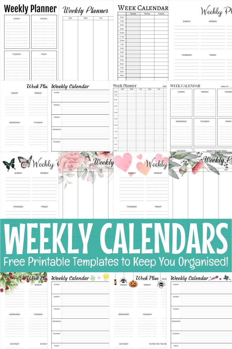 custom daily calendar template