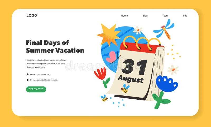 vacation countdown calendar template