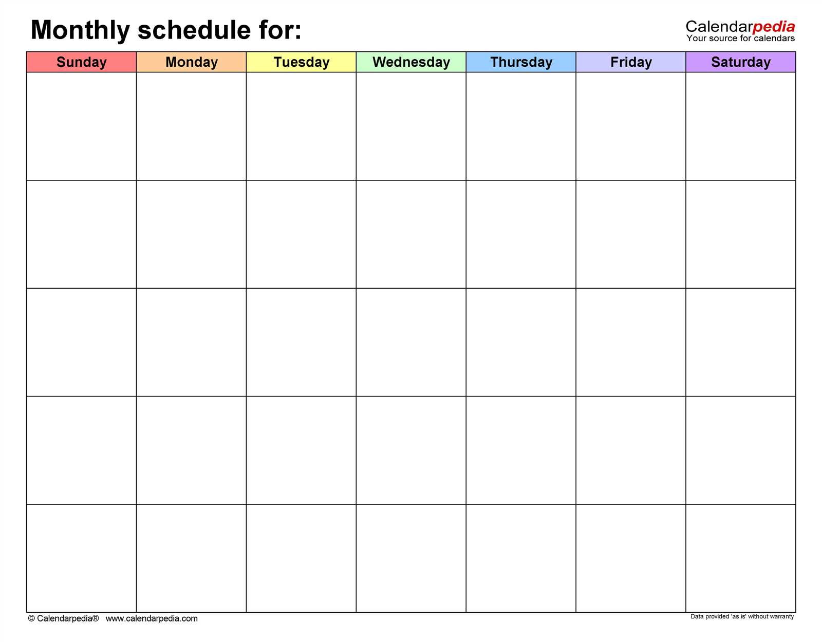 vacation rental calendar template