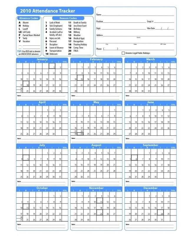 vacation schedule calendar template