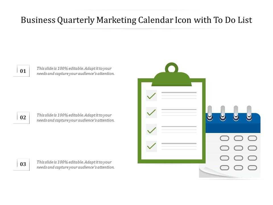 quarterly marketing calendar template