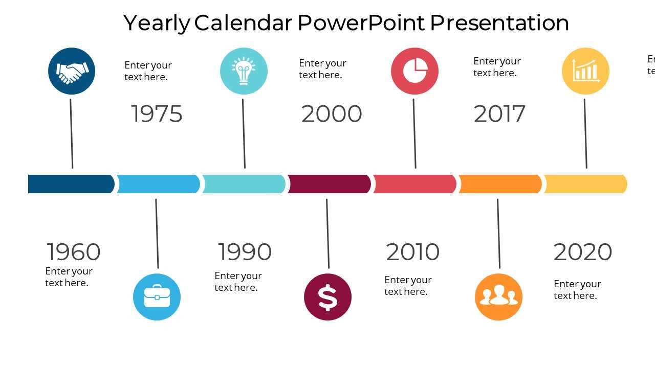 annual calendar powerpoint template