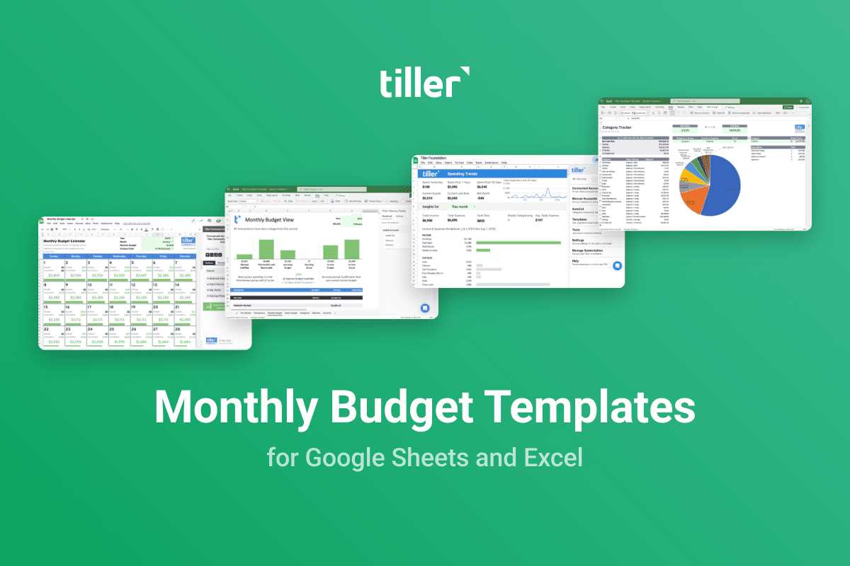 monthly expense calendar spreadsheet template