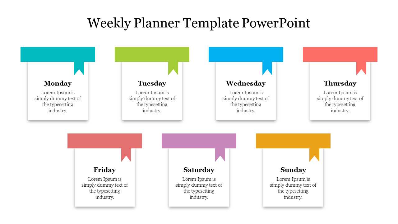 powerpoint weekly calendar template free