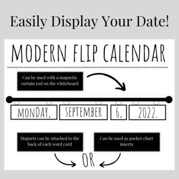 daily flip calendar template