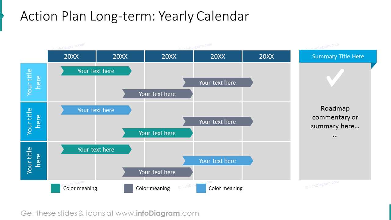 time and action calendar template