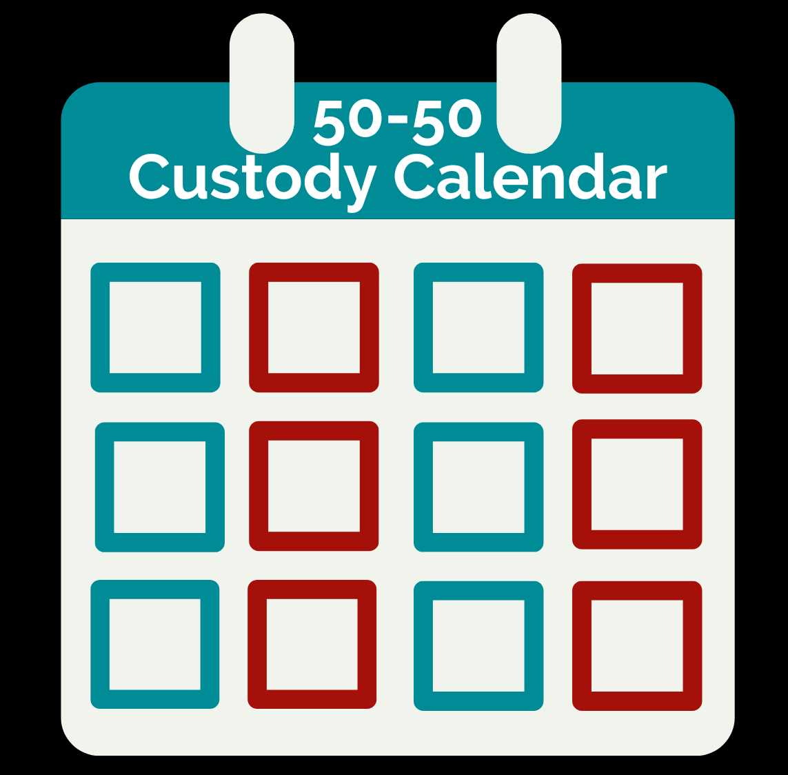 custody calendar template