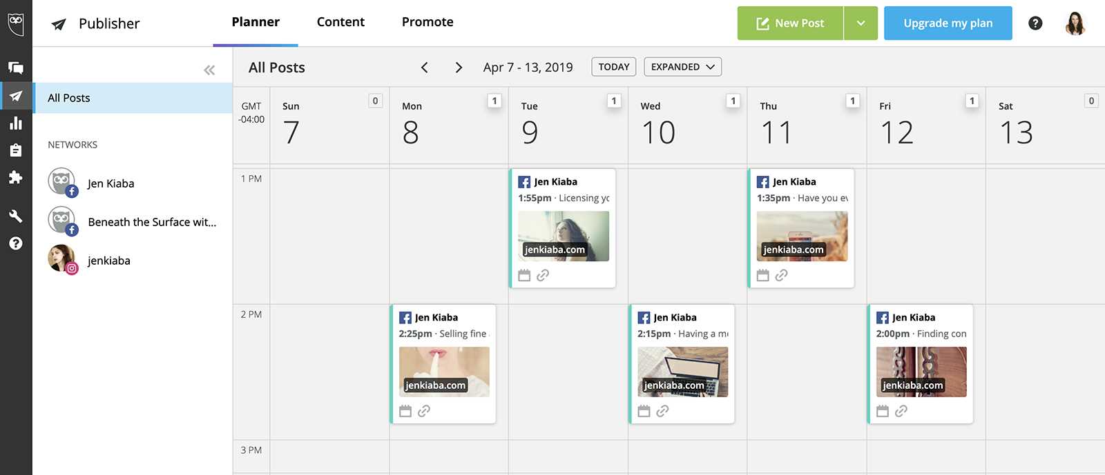 hootsuite editorial calendar template