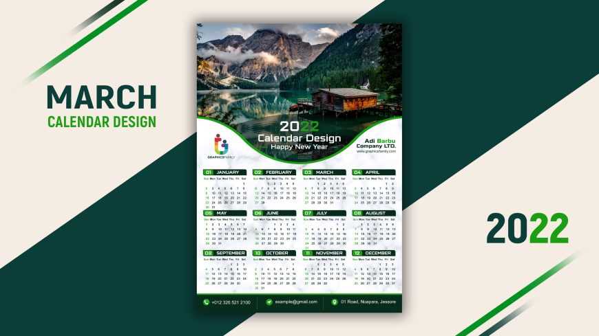 calendar design template free download