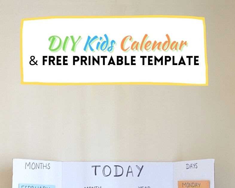 free printable preschool calendar templates