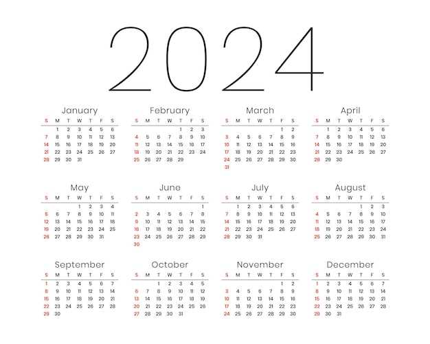 calendar template vector