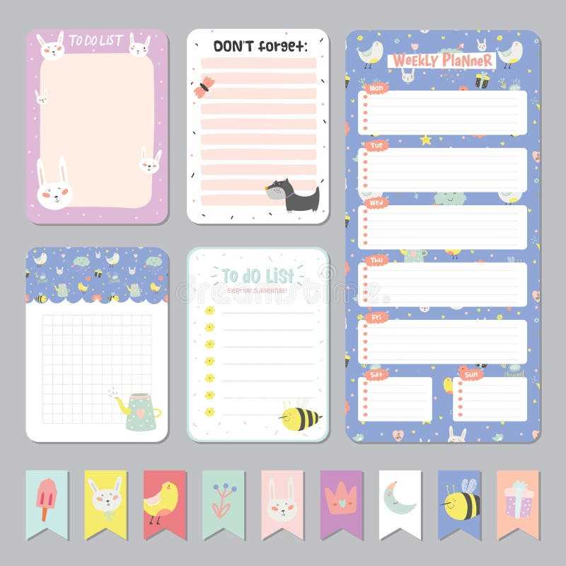 cute daily calendar template