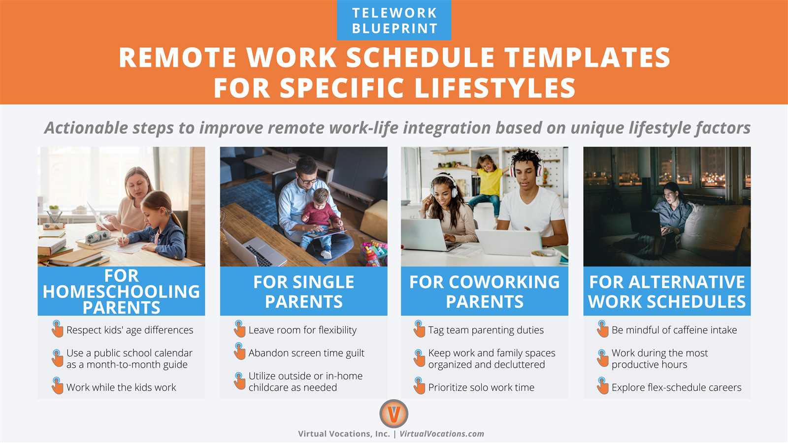 work from home calendar template