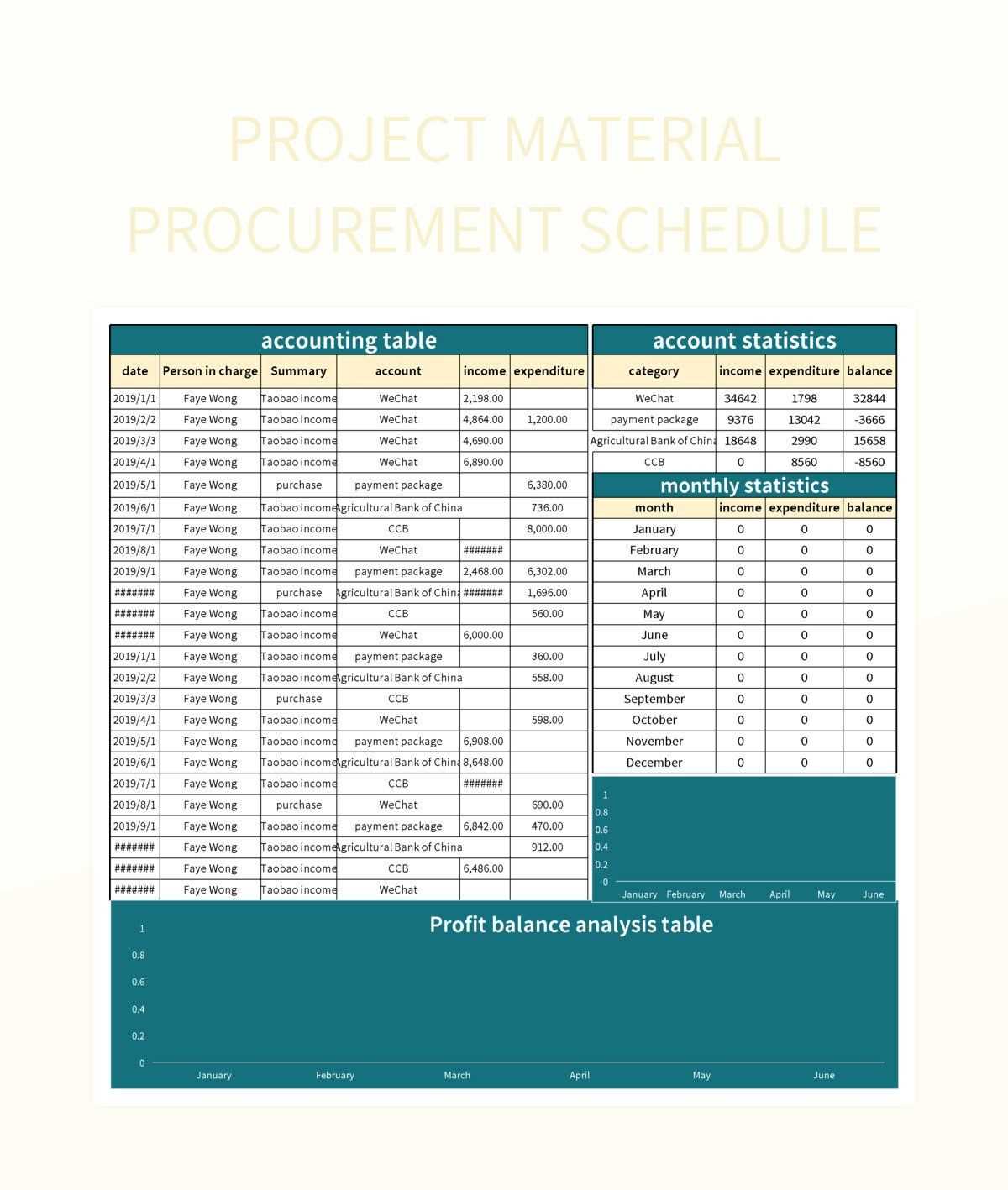 administrative calendar template