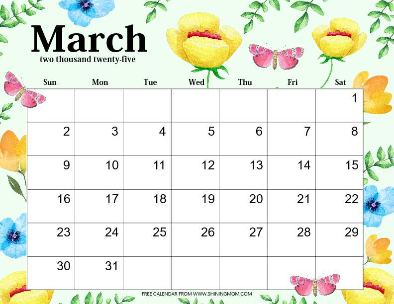 march calendar template 2026 march calendar template 2026